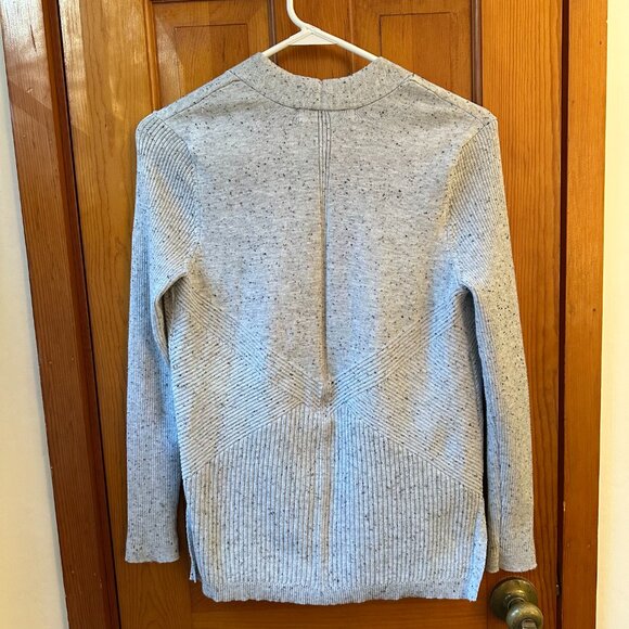 Verve Ami Cardigan - Light Gray Speckled, Small - Picture 2 of 5